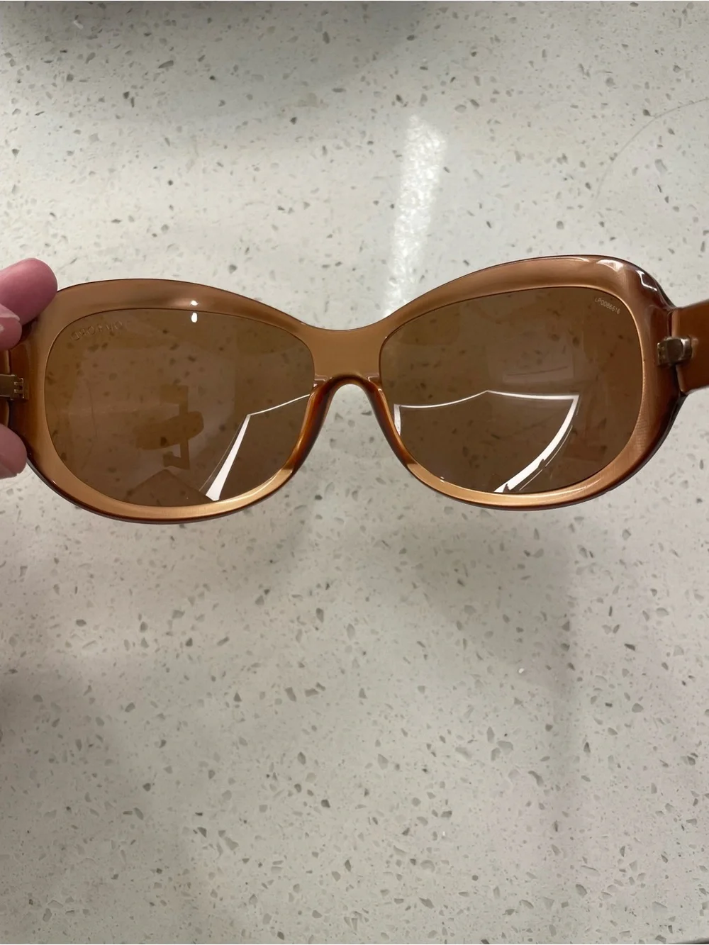 Tom Ford Tortoiseshell Brown Oversized Women's Sunglasses